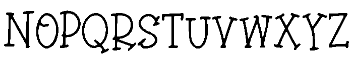 Tegu Font UPPERCASE