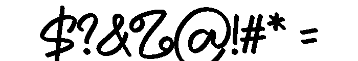 Teiring Font OTHER CHARS