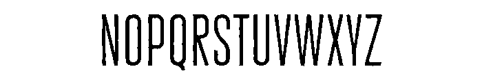 Teknova Regular Font UPPERCASE