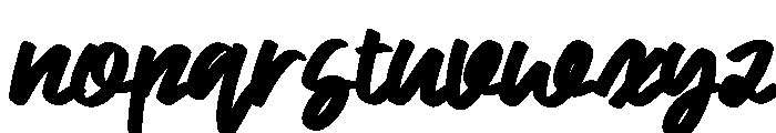 Telaga Ngebel Font LOWERCASE