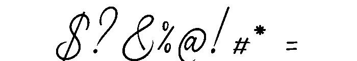 Temporal Hidden Font OTHER CHARS