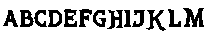 Tempter Font UPPERCASE