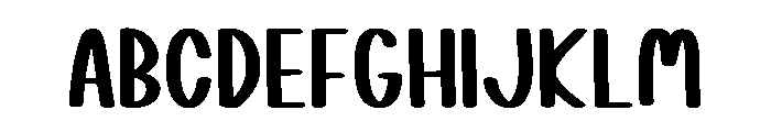 Tender Mother Regular Font UPPERCASE