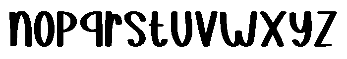 Tender Mother Regular Font LOWERCASE