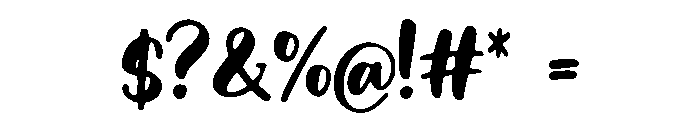 Tenderness Font OTHER CHARS