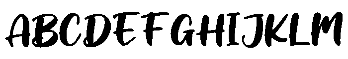 Tenderness Font UPPERCASE