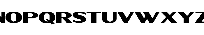 Tenford Regular Font UPPERCASE