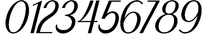 Tenford Script Font OTHER CHARS