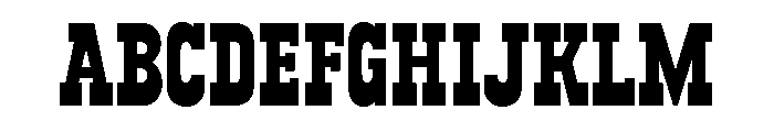 Tenka Font UPPERCASE