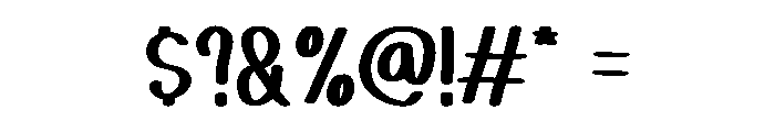 Tense Regular Font OTHER CHARS