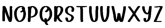 Tense Regular Font UPPERCASE