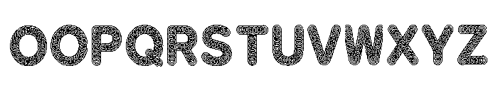 Tension Regular Font LOWERCASE