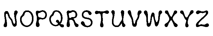 Tenth Regular Font UPPERCASE