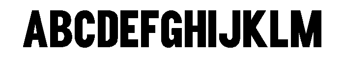 Tenue Regular Font UPPERCASE