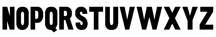 Tenue Regular Font UPPERCASE
