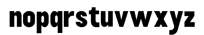 Tenue Regular Font LOWERCASE