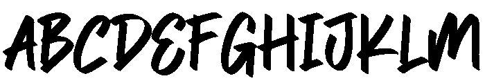 Terate Winongo Font UPPERCASE