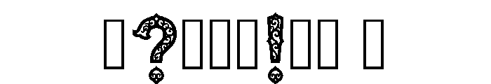 Terek Regular Font OTHER CHARS