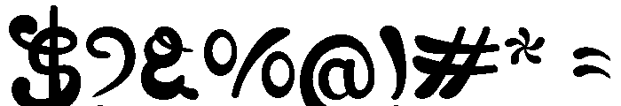 Terencia Regular Font OTHER CHARS