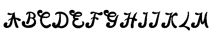 Terencia Regular Font UPPERCASE