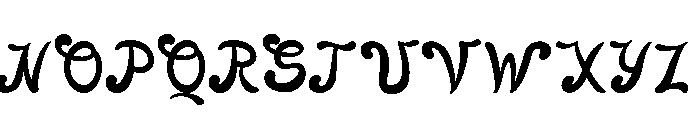 Terencia Regular Font UPPERCASE