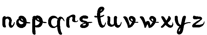 Terencia Regular Font LOWERCASE