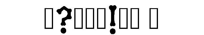 Terminal Regular Font OTHER CHARS