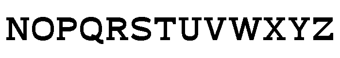 Terra Fable Regular Font UPPERCASE
