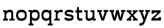 Terra Fable Regular Font LOWERCASE