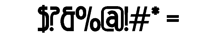 Terrano-Regular Font OTHER CHARS