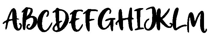 Tervani Regular Font UPPERCASE