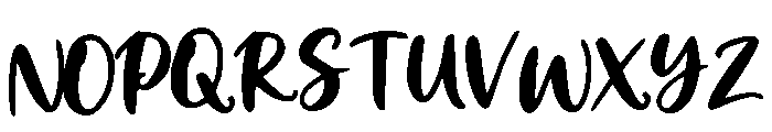 Tervani Regular Font UPPERCASE