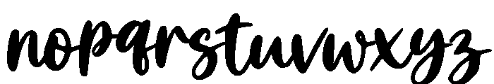 Tervani Regular Font LOWERCASE