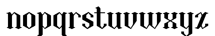 Testyn Regular Font LOWERCASE