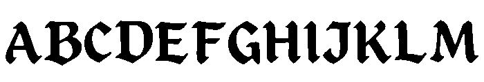 Teuing Regular Font UPPERCASE
