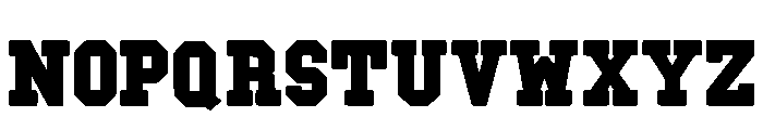 Texas College Regular Font UPPERCASE