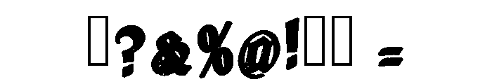 Texas Cowboy Regular Font OTHER CHARS