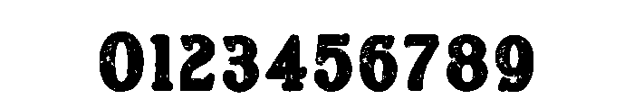 Texas Distress Regular Font OTHER CHARS