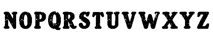 Texas Distress Regular Font LOWERCASE