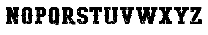 Texas Grunge Regular Font LOWERCASE