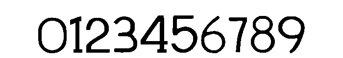 Texas Machine Regular Font OTHER CHARS