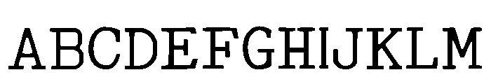 Texas Machine Regular FONT