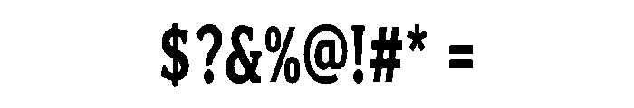 Texas Pride Font OTHER CHARS