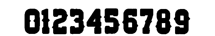 Texas Retro Regular Font OTHER CHARS