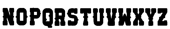Texas Retro Regular Font LOWERCASE