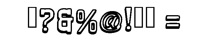 Texas Simple Regular Font OTHER CHARS