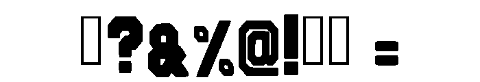 Texas Vintage Regular Font OTHER CHARS