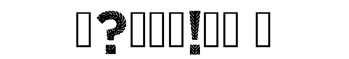 Textura Regular Font OTHER CHARS