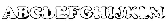 Textured Ink Stamp By S Regular Font UPPERCASE