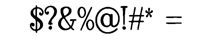 Tezlan Font OTHER CHARS